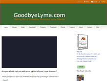 Tablet Screenshot of goodbyelyme.com